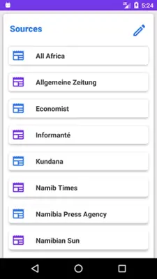 Namibia Newspapers android App screenshot 2